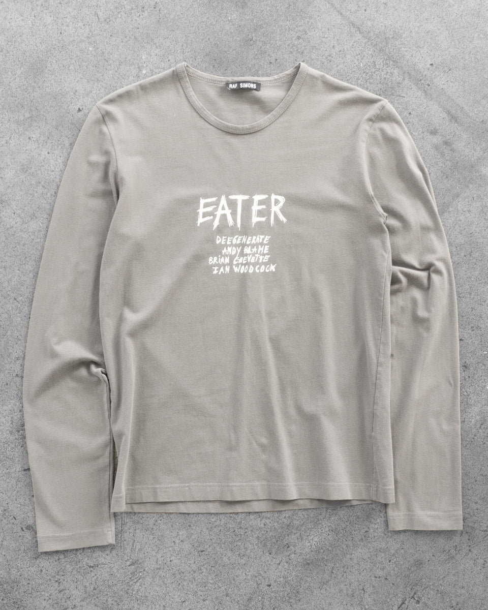 トップス A/W2004 raf simons long sleeve Raf Simons 2004 Long Sleeve Cut – akaibu.co