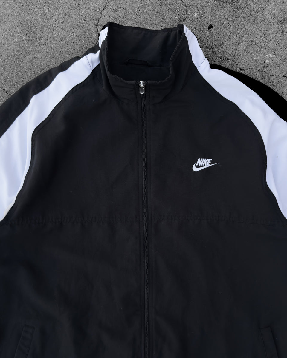 VINTAGE 2000S NIKE BLACK TRACK JACKET – UNSOUND RAGS
