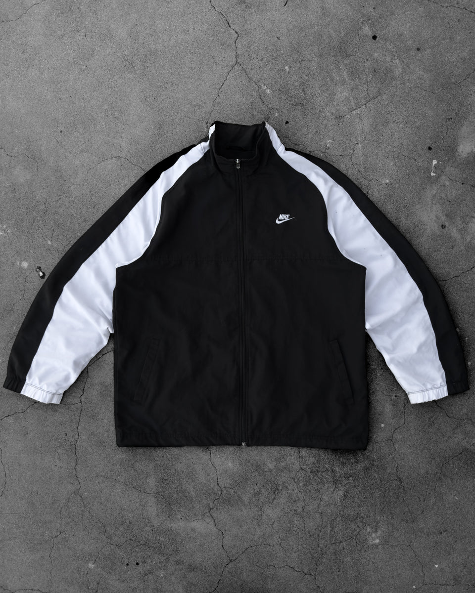 VINTAGE 2000S NIKE BLACK TRACK JACKET – UNSOUND RAGS