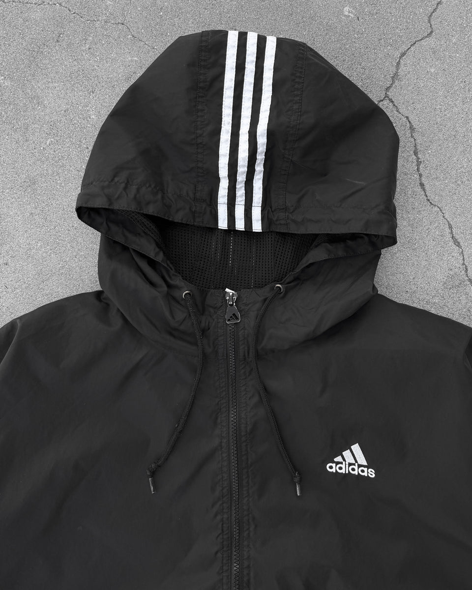 ひで ビンテージ adidas TRACK JACET HOODED 1990S ADIDAS HOODED MOHAWK TRACK JACKET – UNSOUND RAGS
