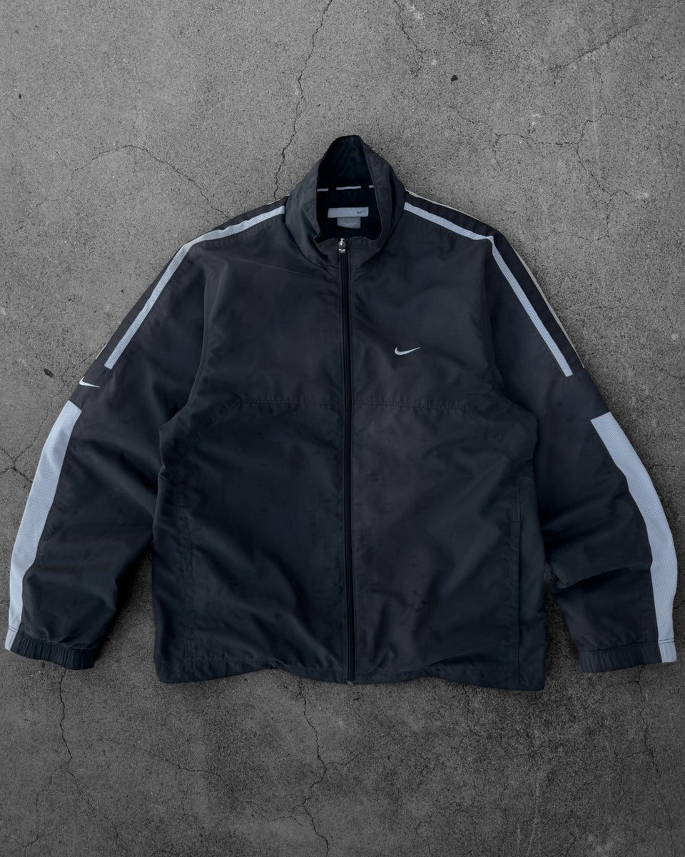 VINTAGE 2000S NIKE SUN FADED BLACK TRACK JACKET – UNSOUND RAGS