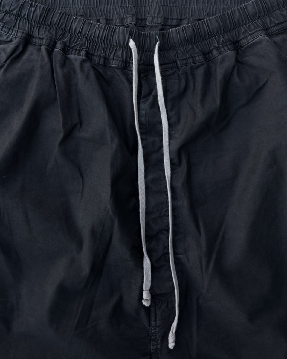 RICK OWENS DRKSHDW SS2014 'VICIOUS' BLACK MINERAL POD SHORTS