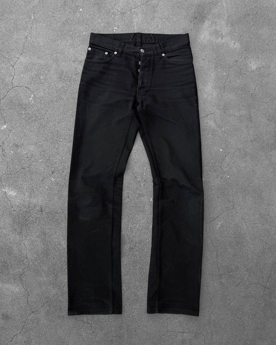 HELMUT LANG 1990S CLASSIC CUT BLACK DENIM – UNSOUND RAGS