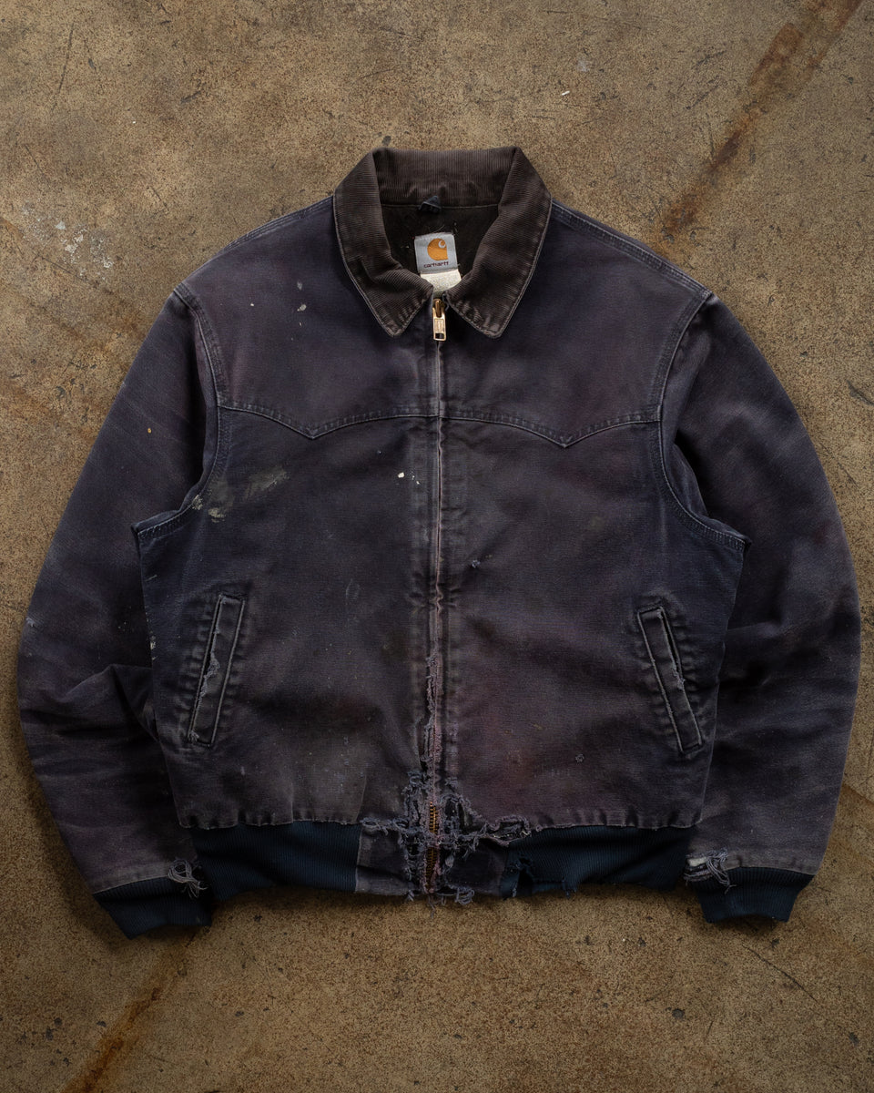 Carhartt Sun Faded & Thrashed Santa Fe Work Jacket - 1990s