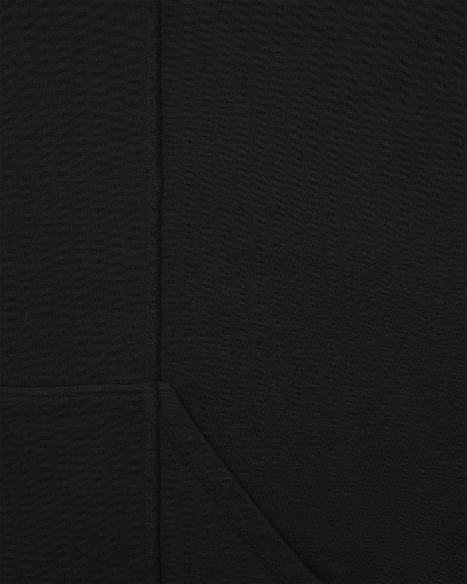 Unsound Black 1⁄3rd Seam Hooded Sweatshirt – UNSOUND RAGS