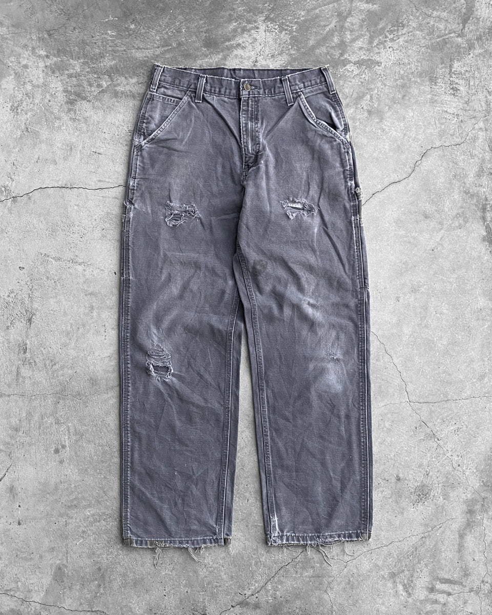 Carhartt Distressed Lilac Grey Double Knee Work Pant – UNSOUND RAGS