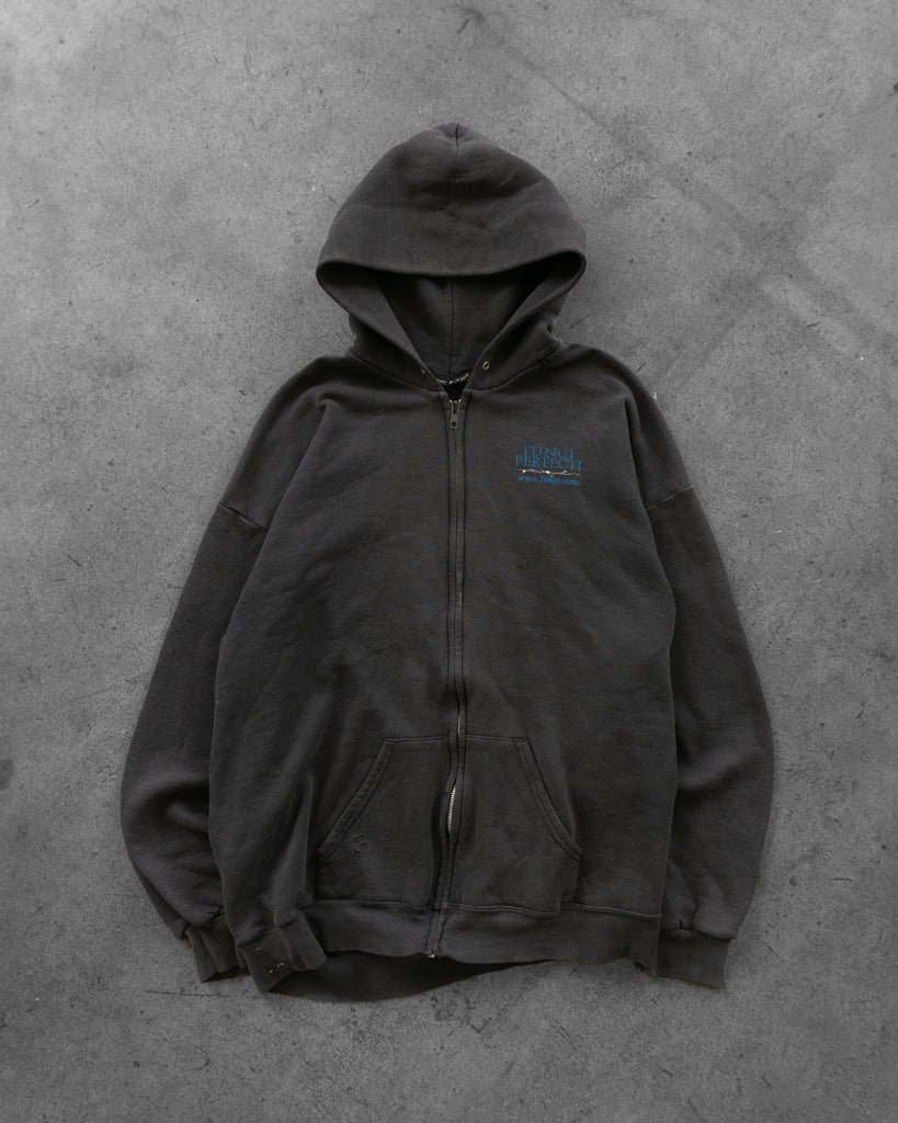 "Fungi Perfecti" Zip-Up Hooded Sweatshirt front photo