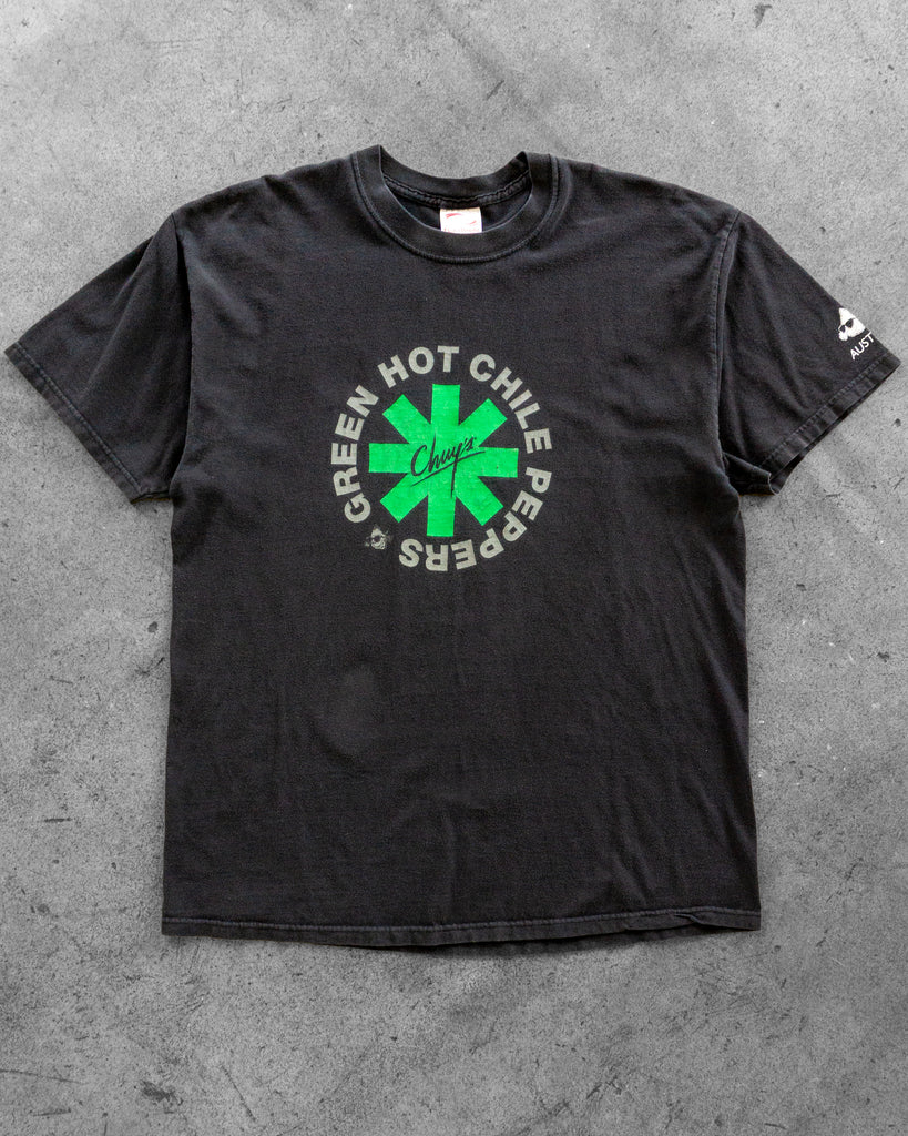 Single Stitched "Green Hot Chili Peppers" Tee - 1990s front photo