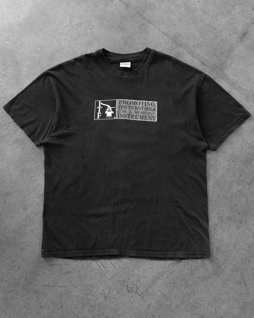 Faded Black "Promoting The Turntable..." Tee - 1990s