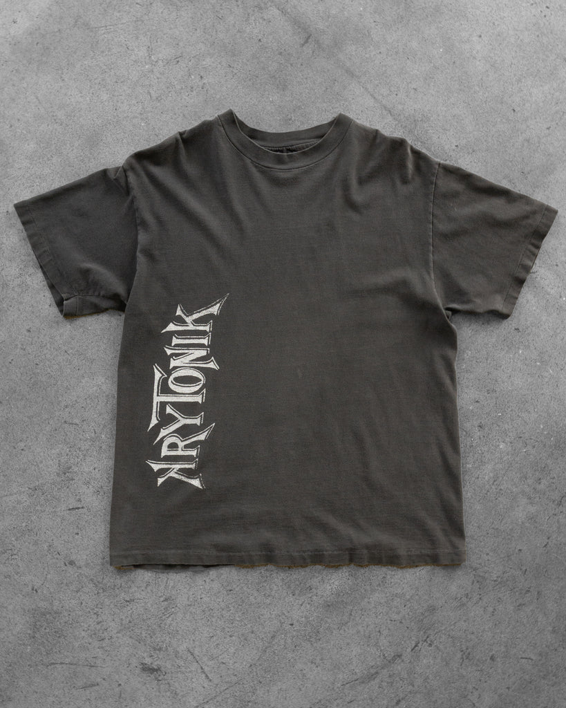 Single Stitched Faded Black "Krytonic" Tee - 1990s
