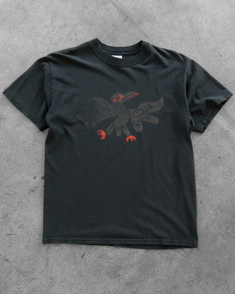 Single Stitched Bird Graphic Tee front photo