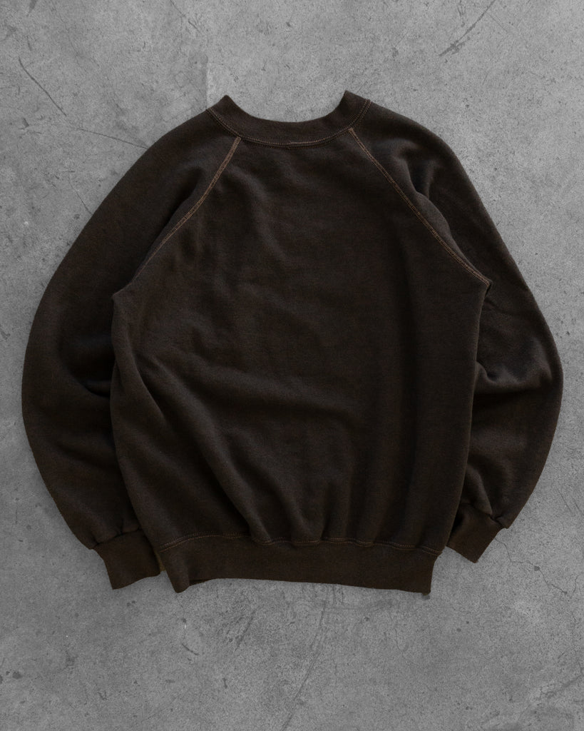 "Halcyon Days" Overdyed Raglan Sweatshirt - 1990s front photo