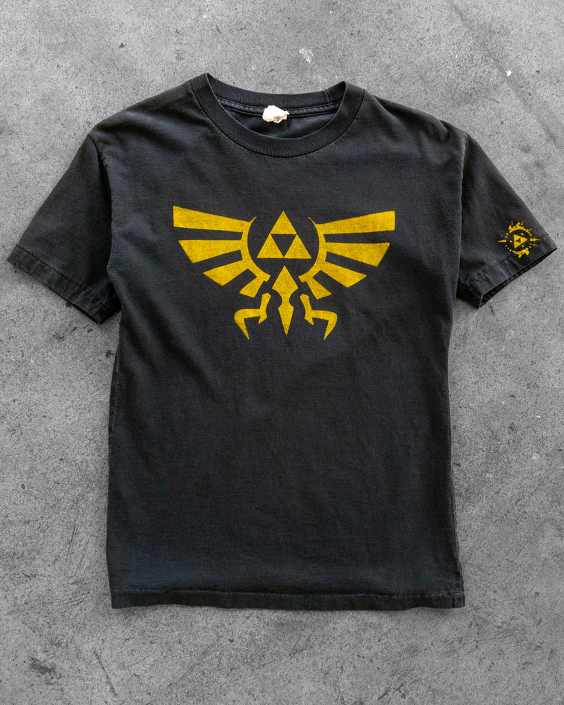 Single Stitched Legend of Zelda Crest Graphic Tee front photo