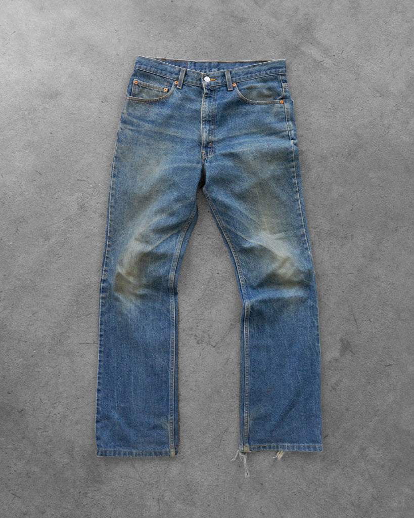 Levi's 517 Distressed Bootcut Jeans front photo