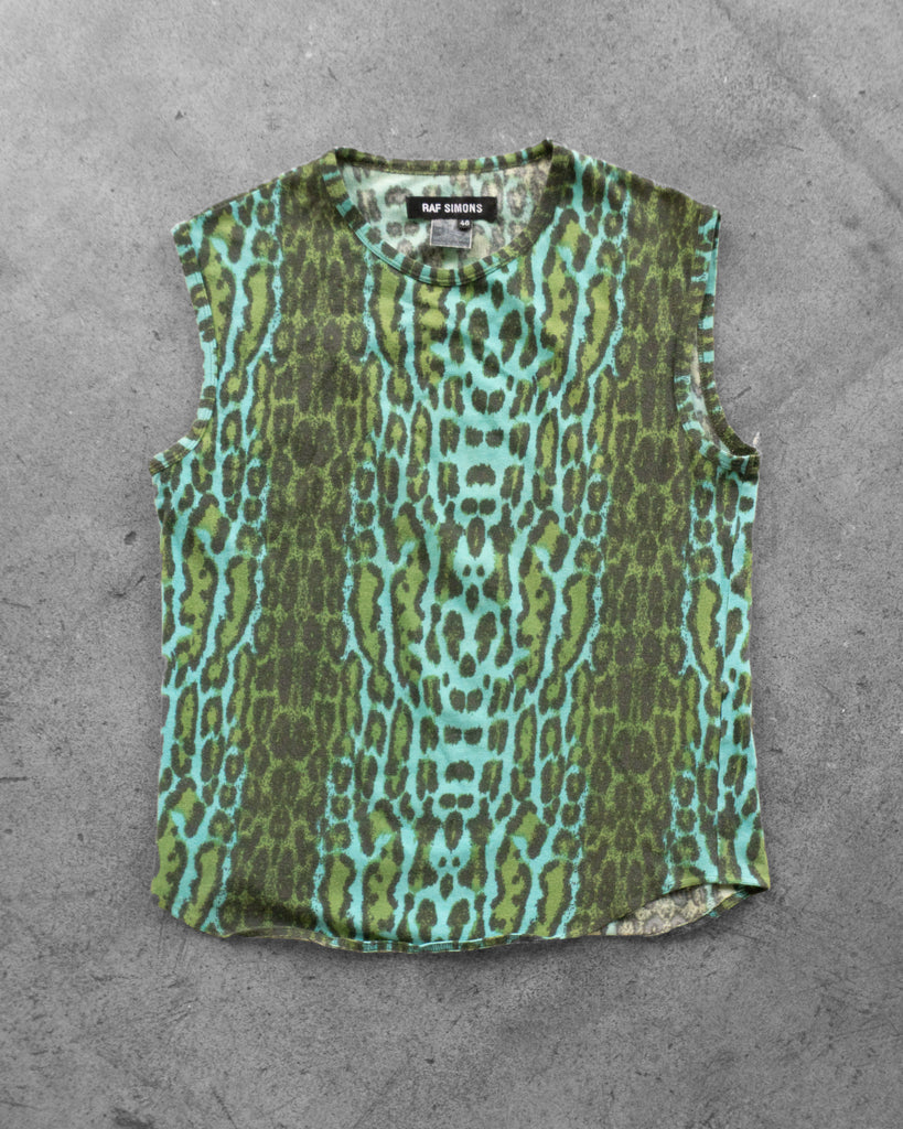 Raf Simons Leopard Print Tank - SS99