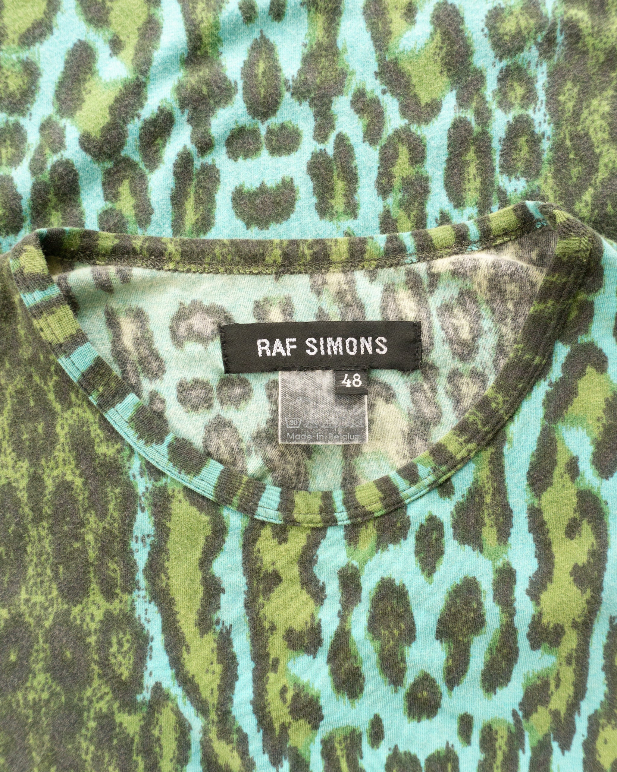 Raf Simons Leopard Print Tank - SS99 – UNSOUND RAGS
