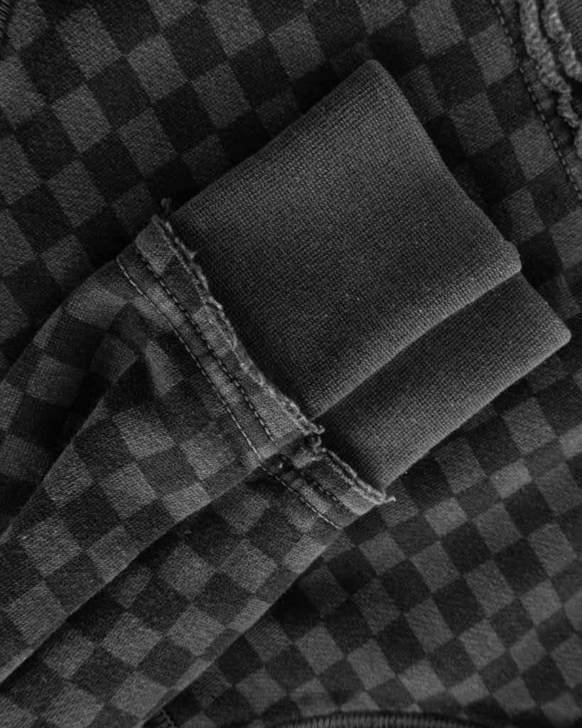 Vintage Vans Checkerboard Hooded Sweatshirt - 2000s - detail
