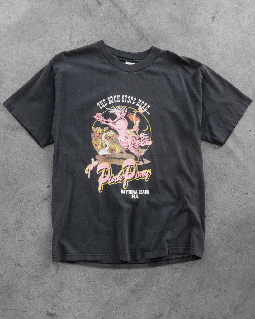 Single Stitched "The Pink Pony" Tee - 1990s front photo