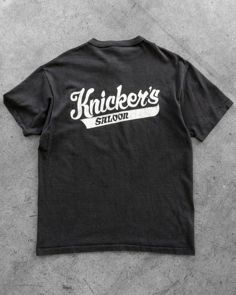 Single Stitched "Knickers" Henley Tee - 1990s back photo