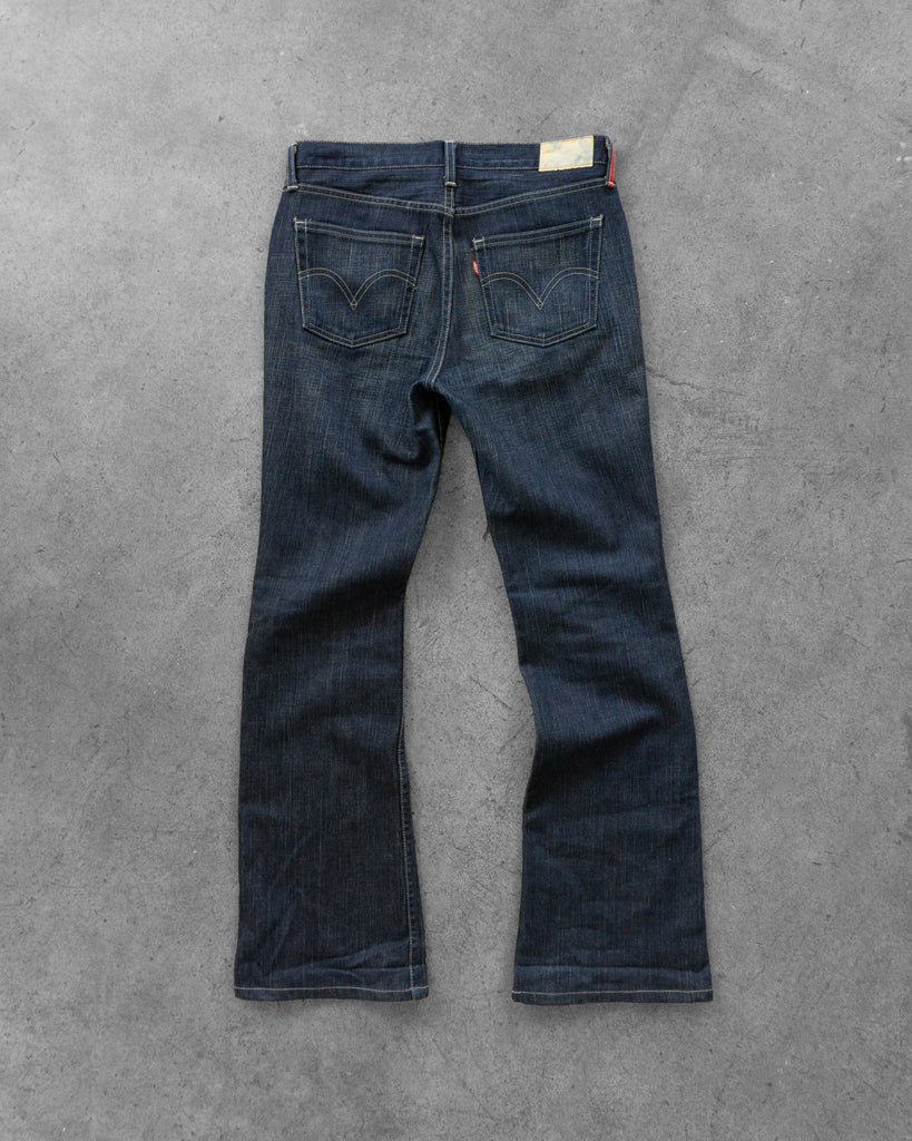 Levi's Red Faded Indigo Bootcut Jeans back photo