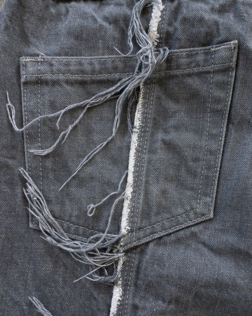 Unsound Washed Grey Jeans - detail