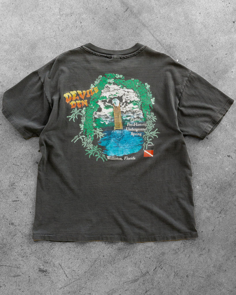 Hanes Beefy "Devil's Den" Tee - 1990s back photo