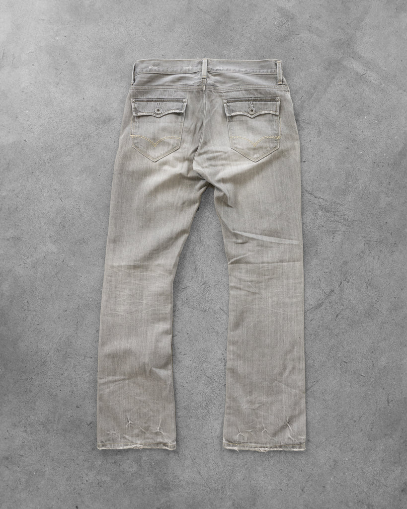 Levi's Red Faded Grey Bootcut Jeans back photo