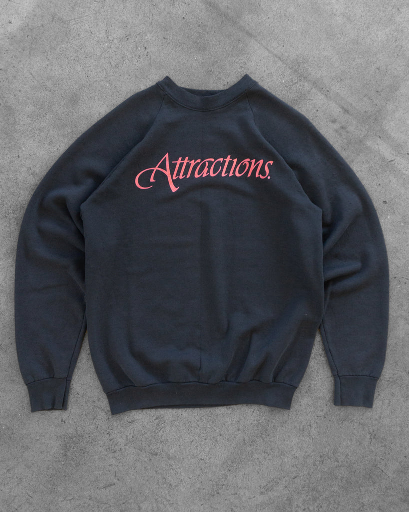 "Attractions" Crewneck Sweatshirt - 1990s
