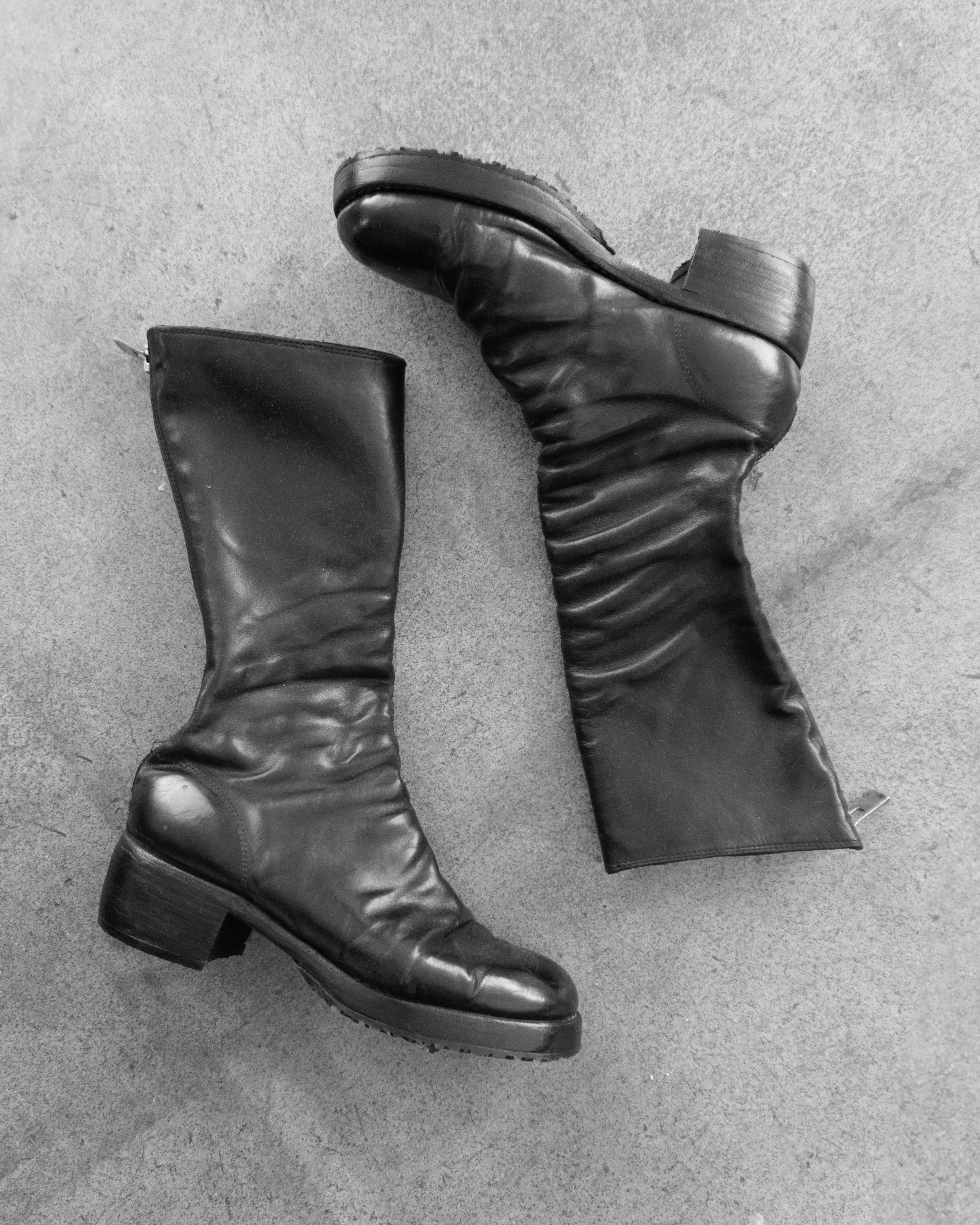 Guidi Leather Mid Calf Boots – UNSOUND RAGS