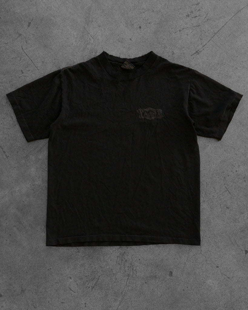 Single Stitched "YAGA" Distressed Tee - 1990s front photo
