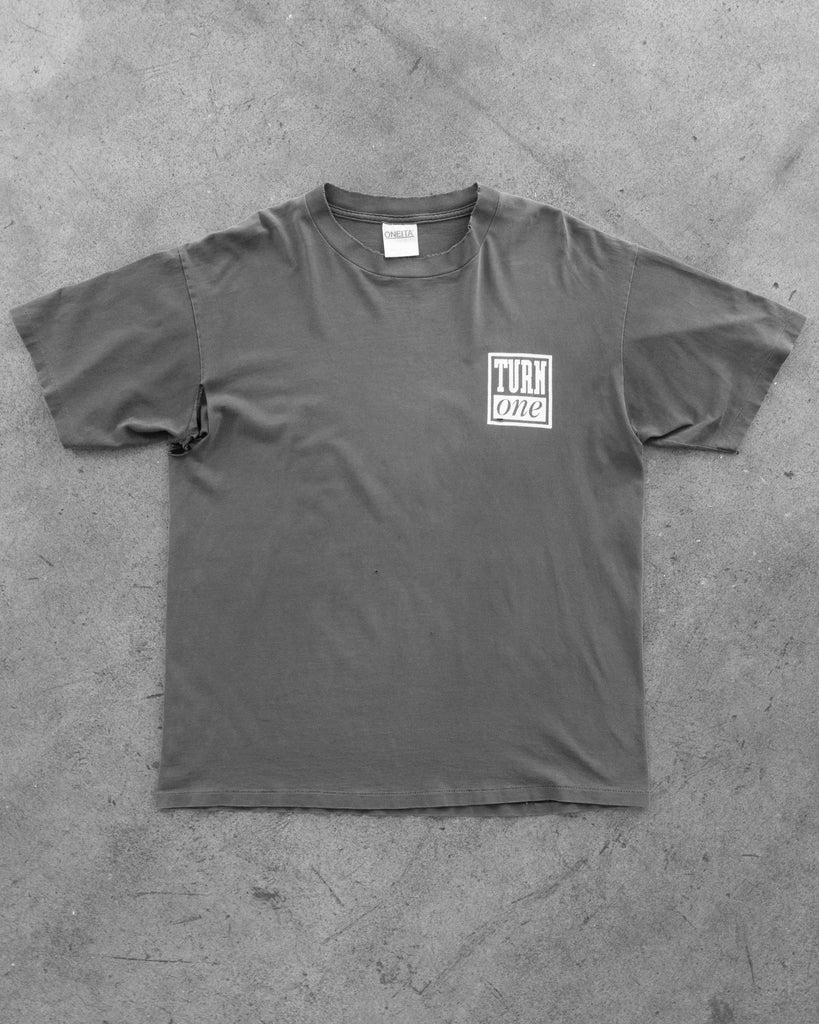 Single Stitched Faded Charcoal "Shadows In The Night" Tee - 1990s