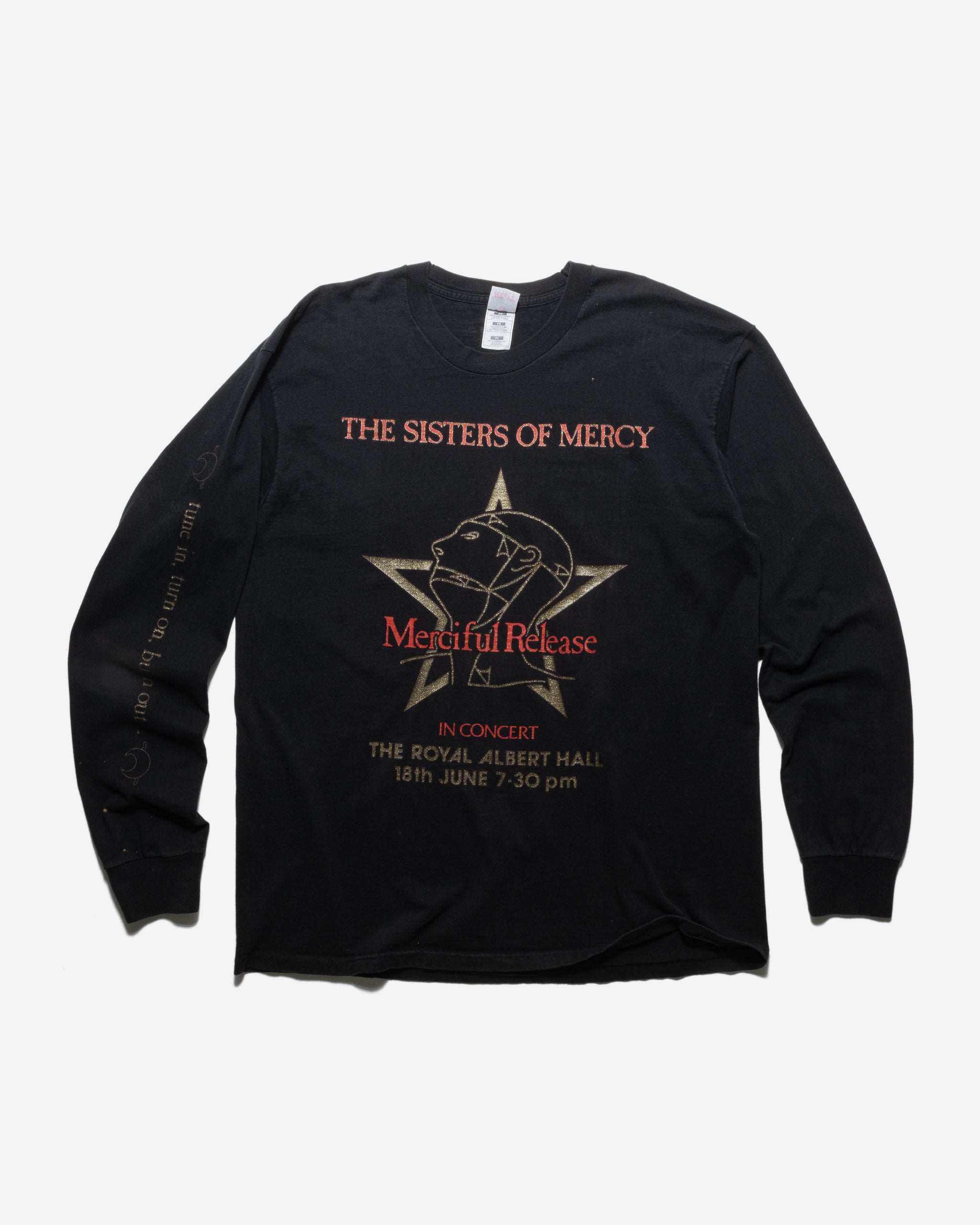 90s XL the sirters of mercy vtg tシャツ UK VINTAGE 1990S THE SISTERS OF MERCY 'MERCIFUL RELEASE' BAND T-SHIRT