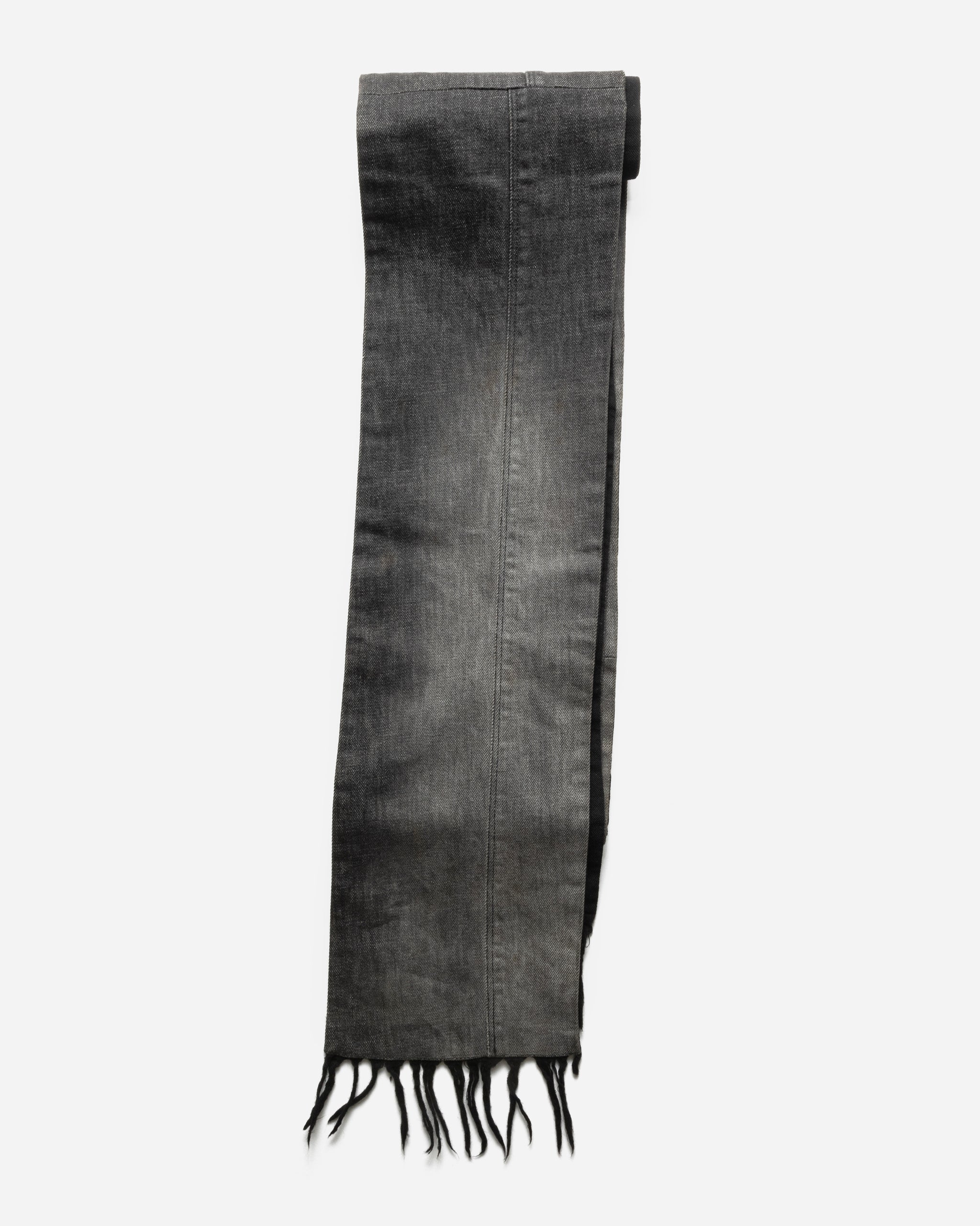 MARTIN MARGIELA AW2003 ARTISANAL BLACK DENIM SCARF – UNSOUND RAGS