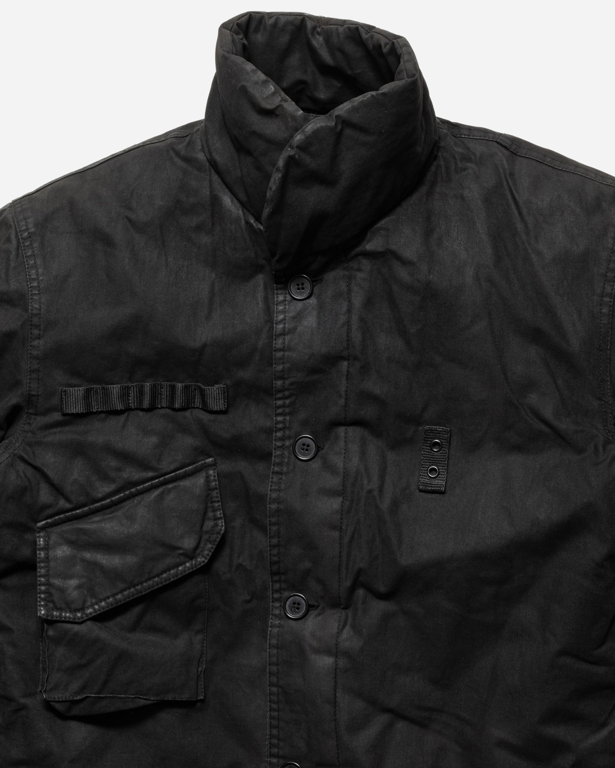 HELMUT LANG AW1999 BLACK VINTAGE COTTON M69 FLAK JACKET – UNSOUND RAGS