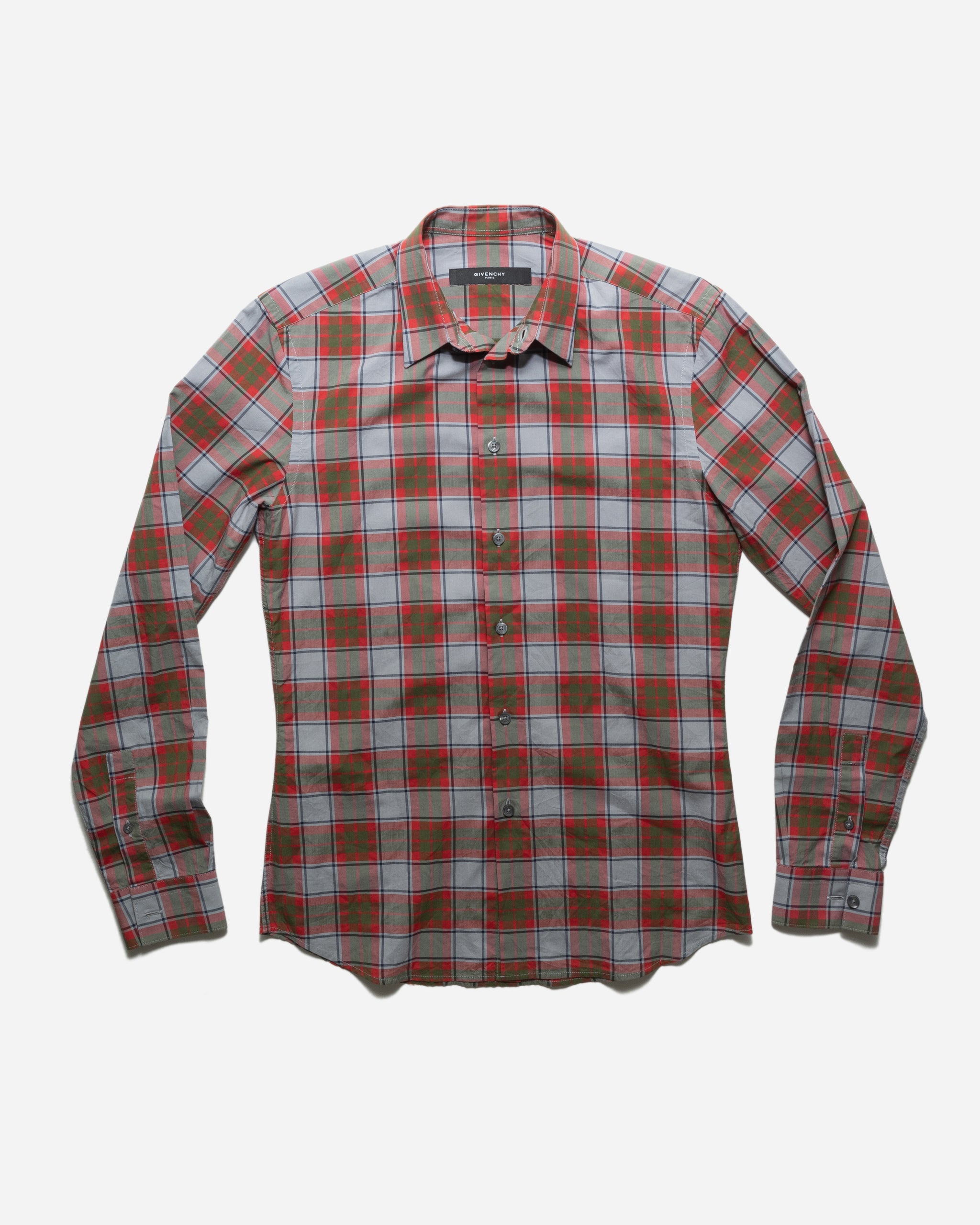 GIVENCHY BY RICARDO TISCI PLAID SHIRT – UNSOUND RAGS