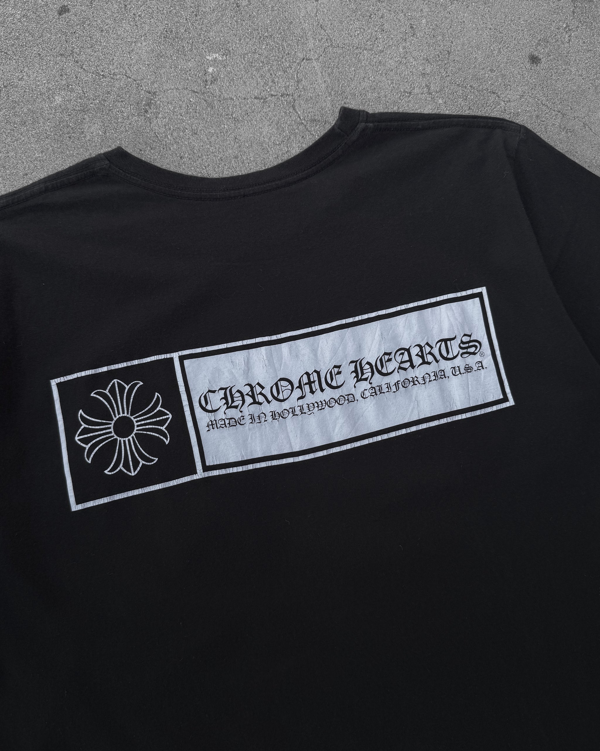 CHROME HEARTS CROSS HOLLYWOOD POCKET TEE – UNSOUND RAGS