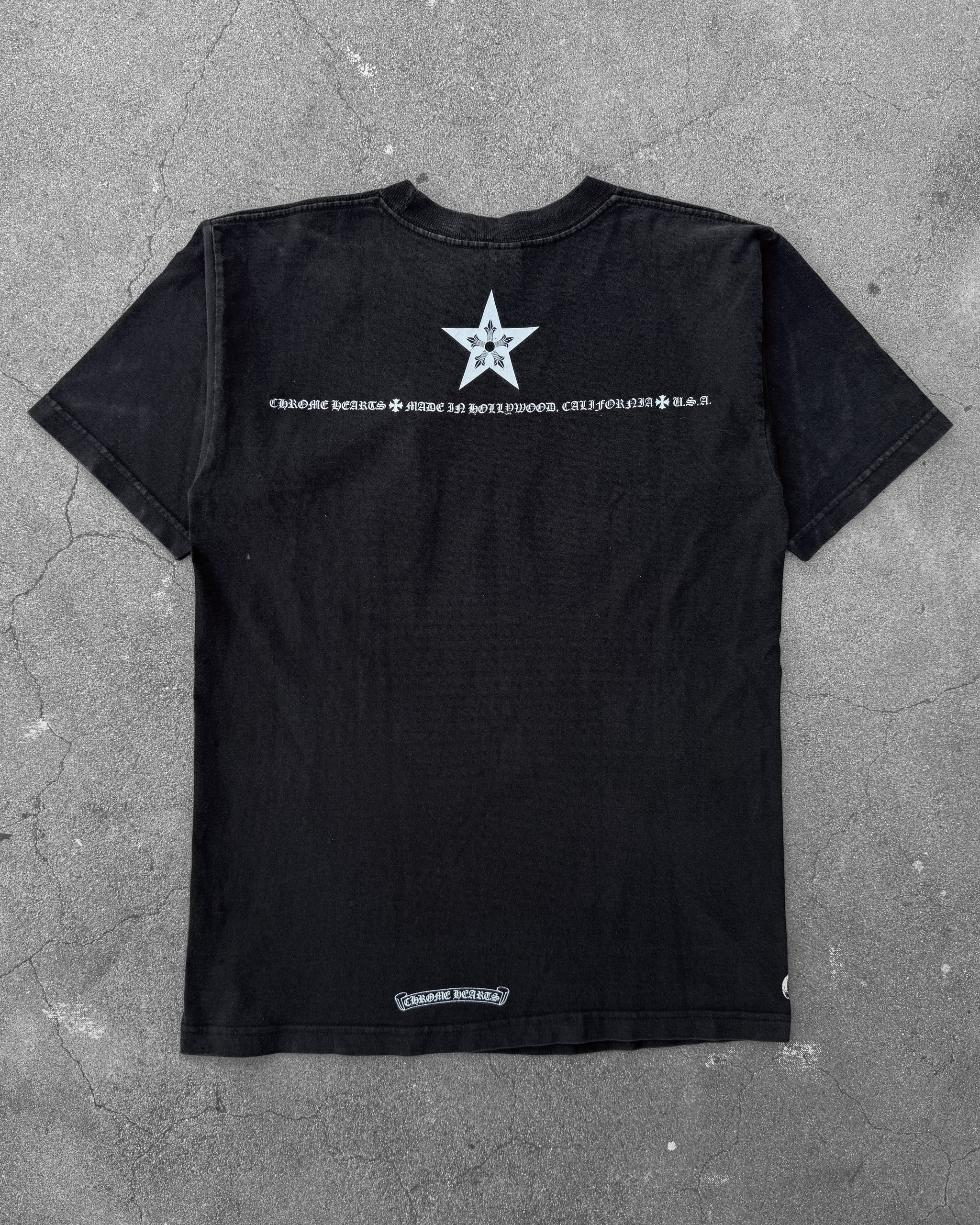 トップス CHROME HEARTS STAR PRINT TEE CHROME HEARTS STAR COLLAR TEE – UNSOUND RAGS