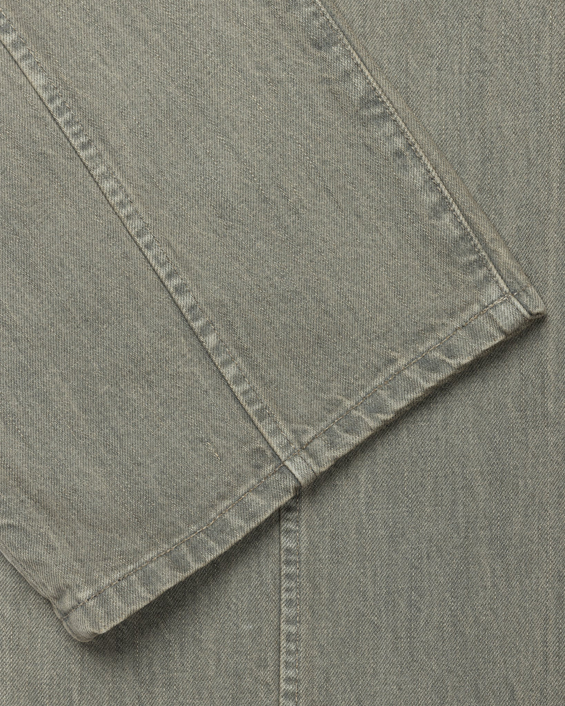 Unsound Q Cut "Cement" Selvage Denim Jeans 1/3rd seam