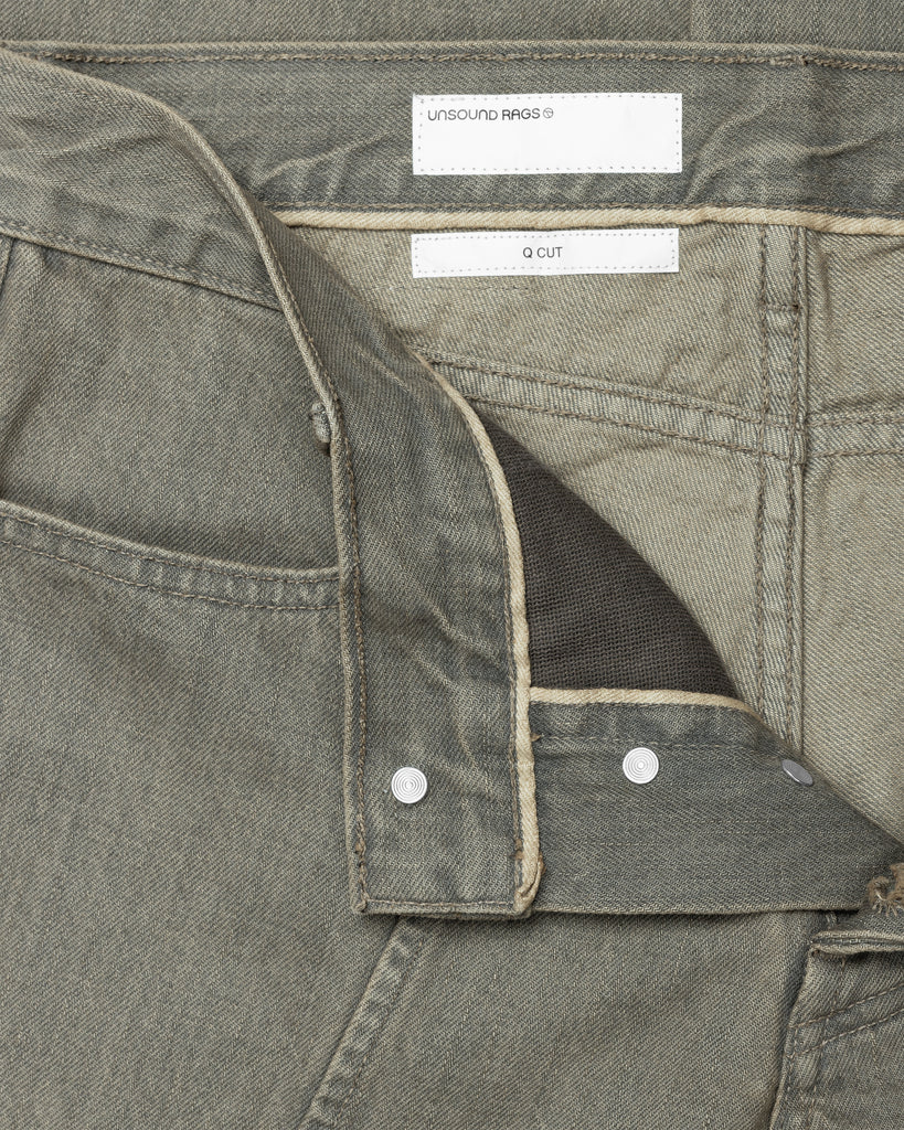 Unsound Q Cut "Cement" Selvage Denim Jeans selvage