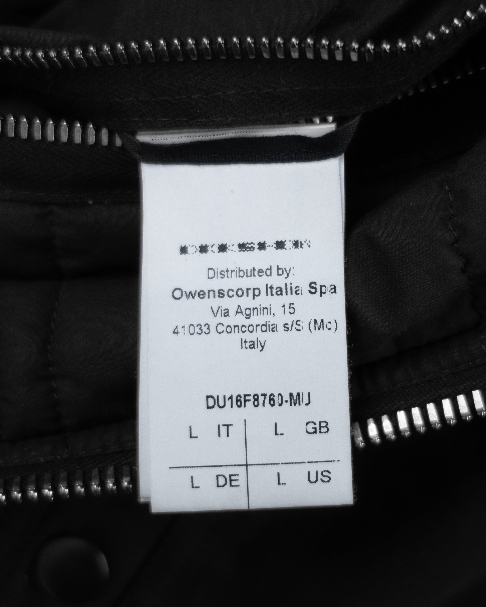 Rick Owens DRKSHDW Nylon Cotton Bomber - FW16 