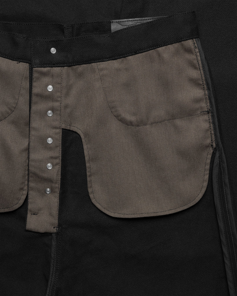 Unsound Ruseler Cut Black Italian Heavy Moleskin Jeans interior