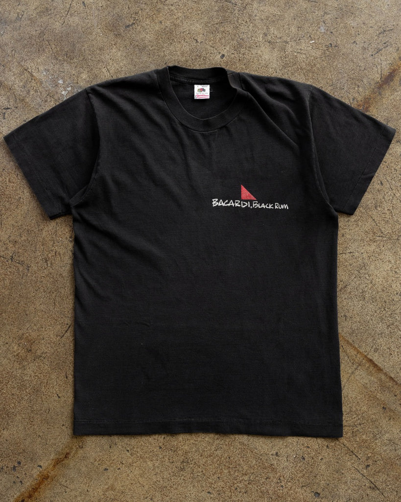 Single Stitched "Bacardi Black Rum" Tee - 1990s FRONT PHOTO