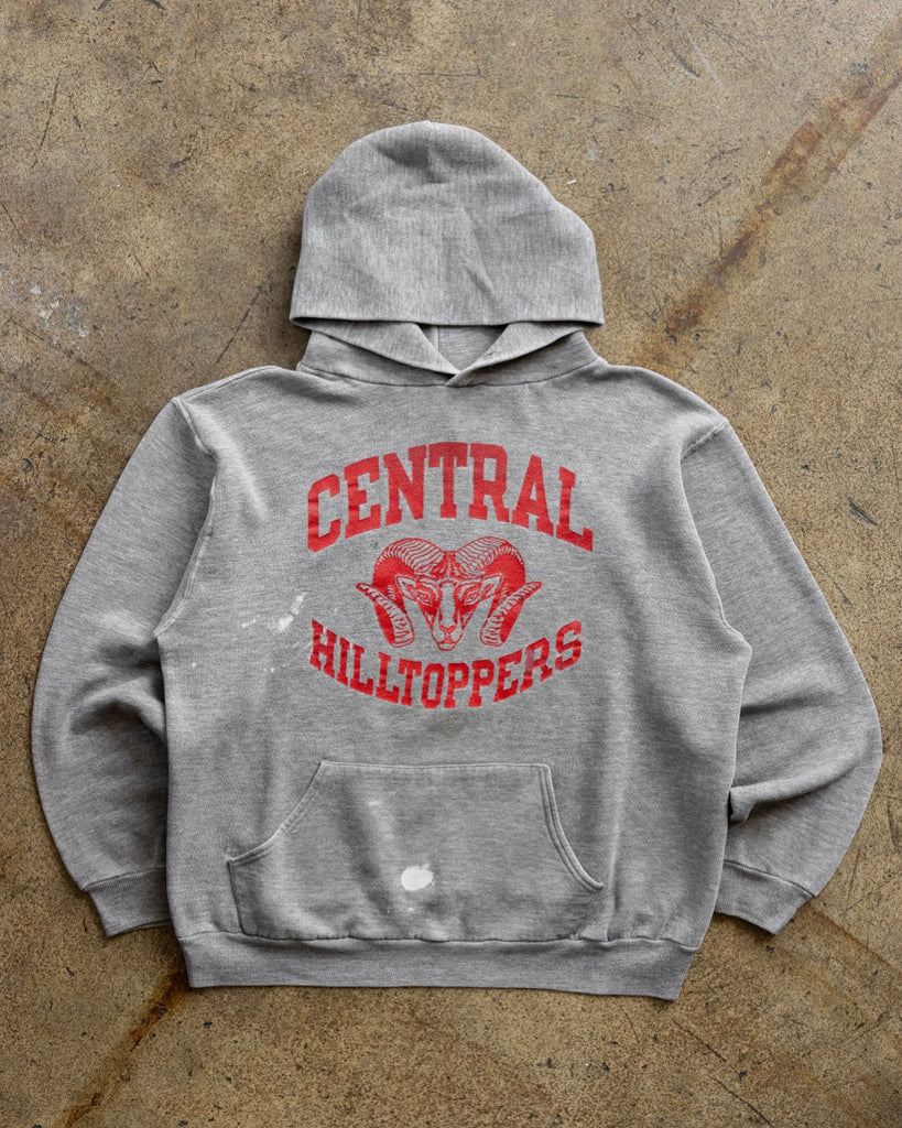 Russell "Central Hilltoppers" Hooded Sweatshirt - 1990s FRONT PHOTO
