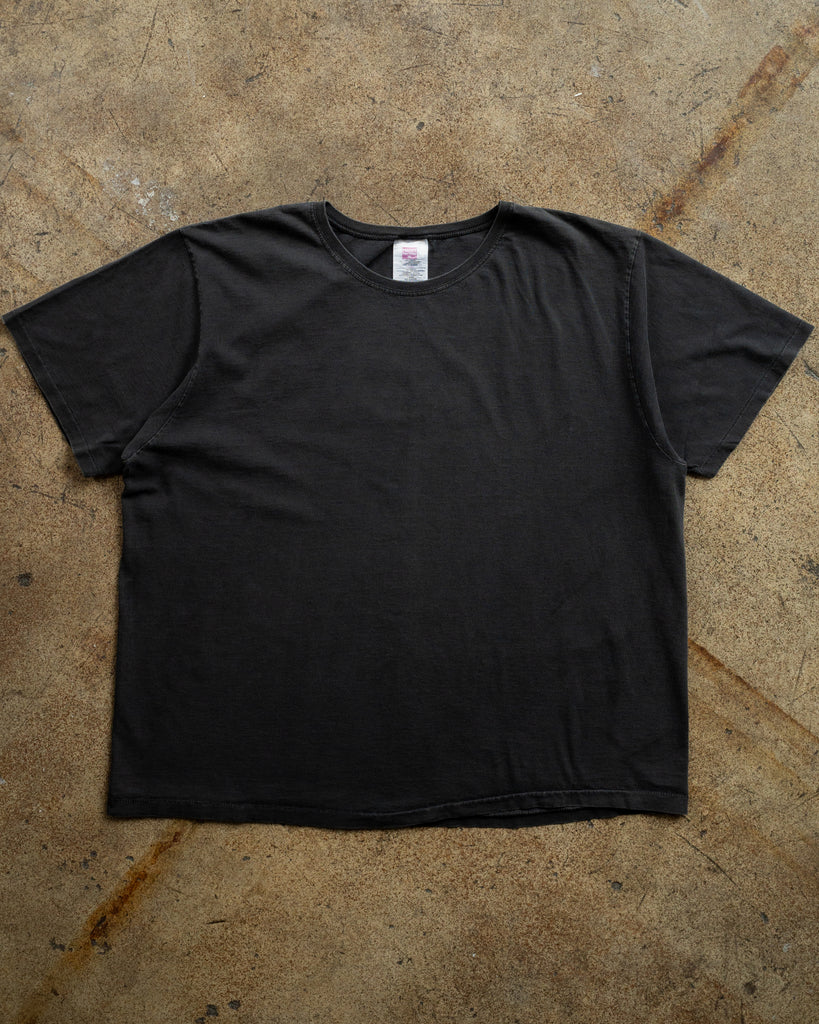 Single Stitched Faded Charcoal Tee - 1990s