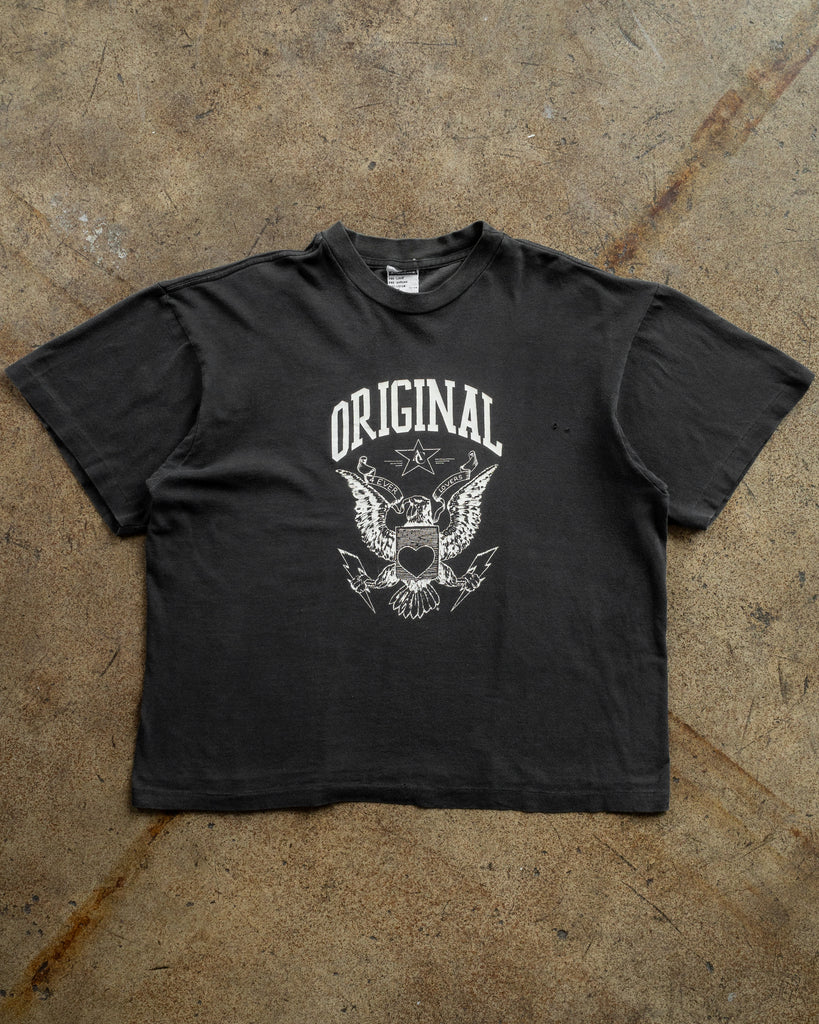 Single Stitched Sun Faded "Original 4 Ever Lovers" Boxy Tee - 1990s