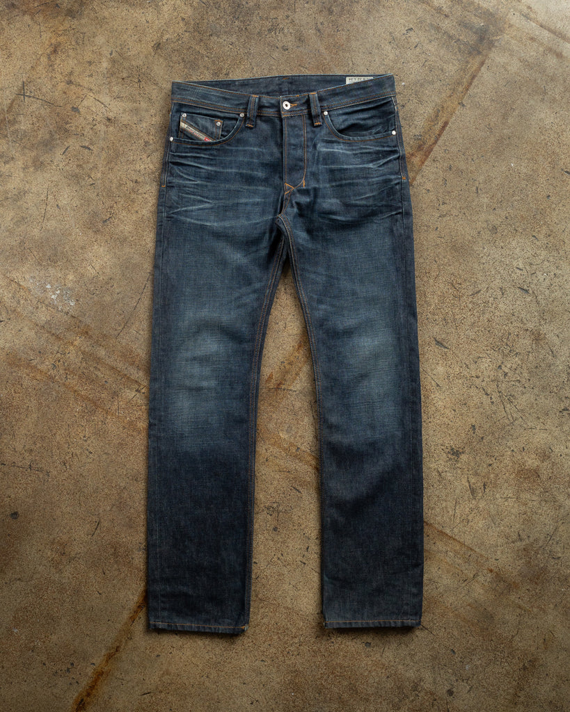 Diesel Blue Straight Jeans - 2000s FRONT PHOTO