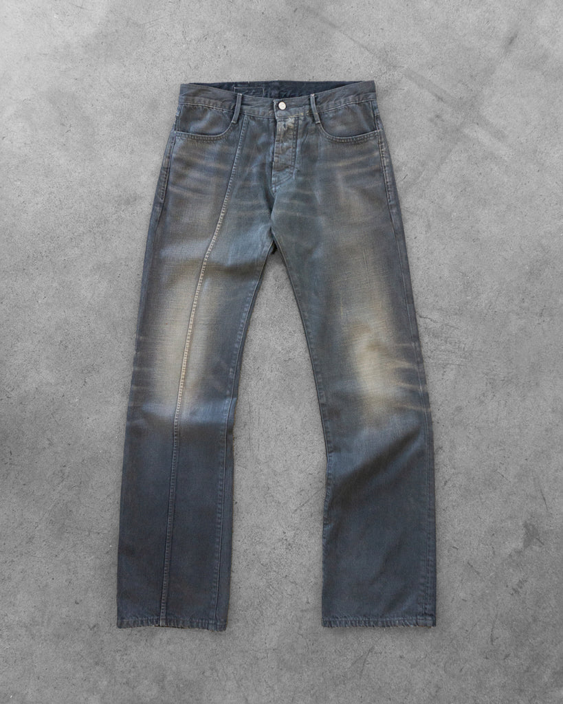 Unsound Q Cut Bruised Black Selvage Jeans