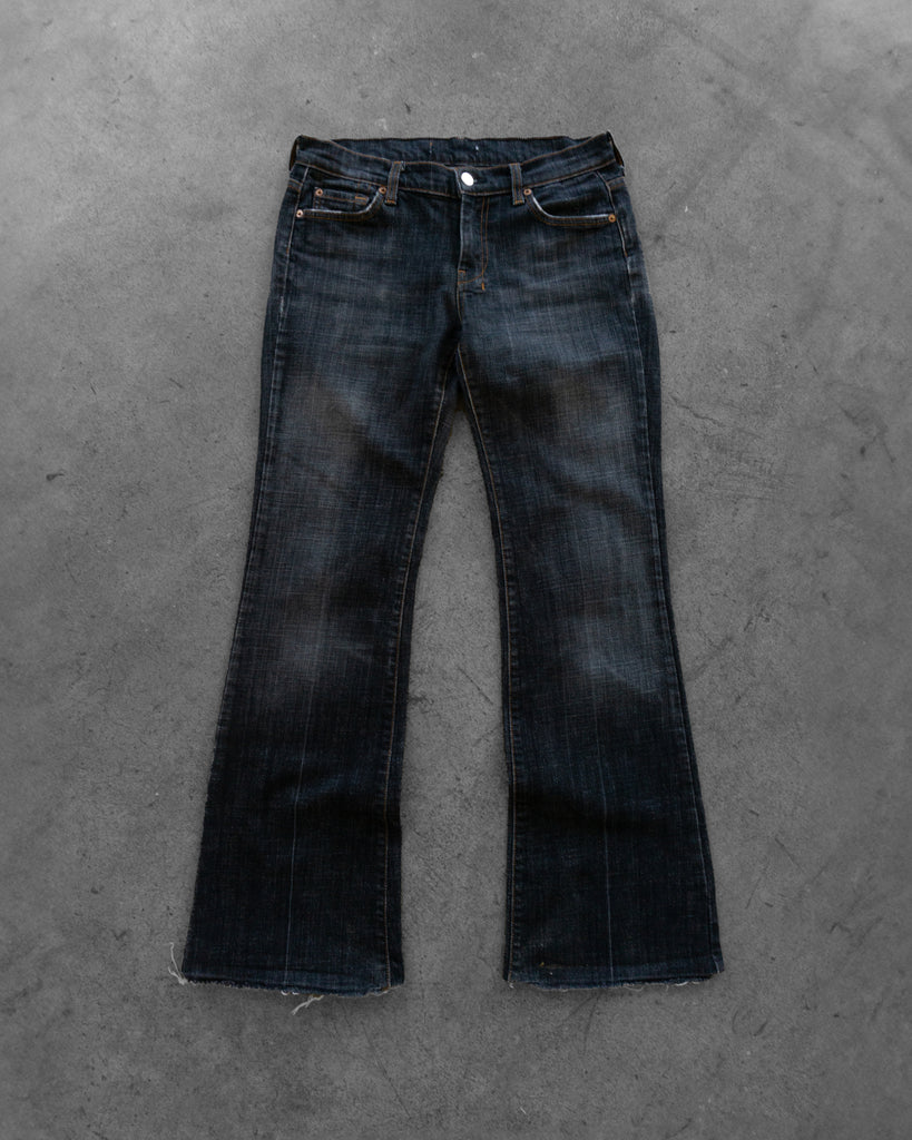 Faded Black Bootcut Jeans