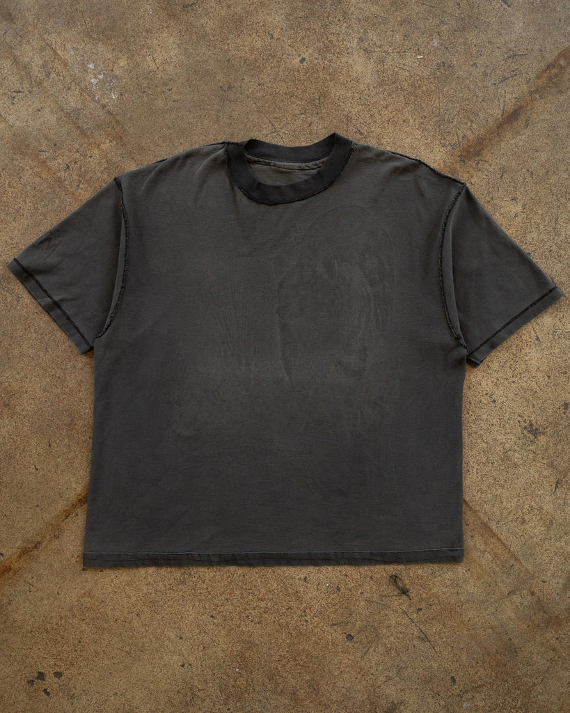 Hanes Beefy Contrast Collar Inside-Out Boxy Tee - 1990s FRONT PHOTO