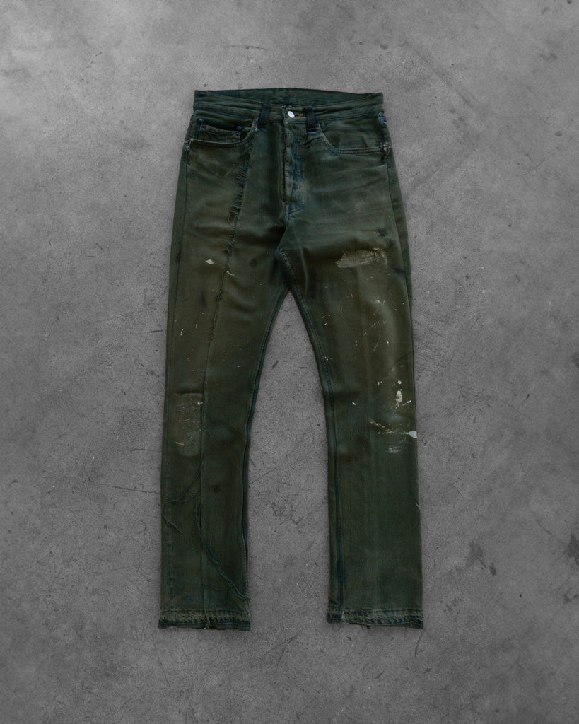 Unsound Painted Forest Green Jeans